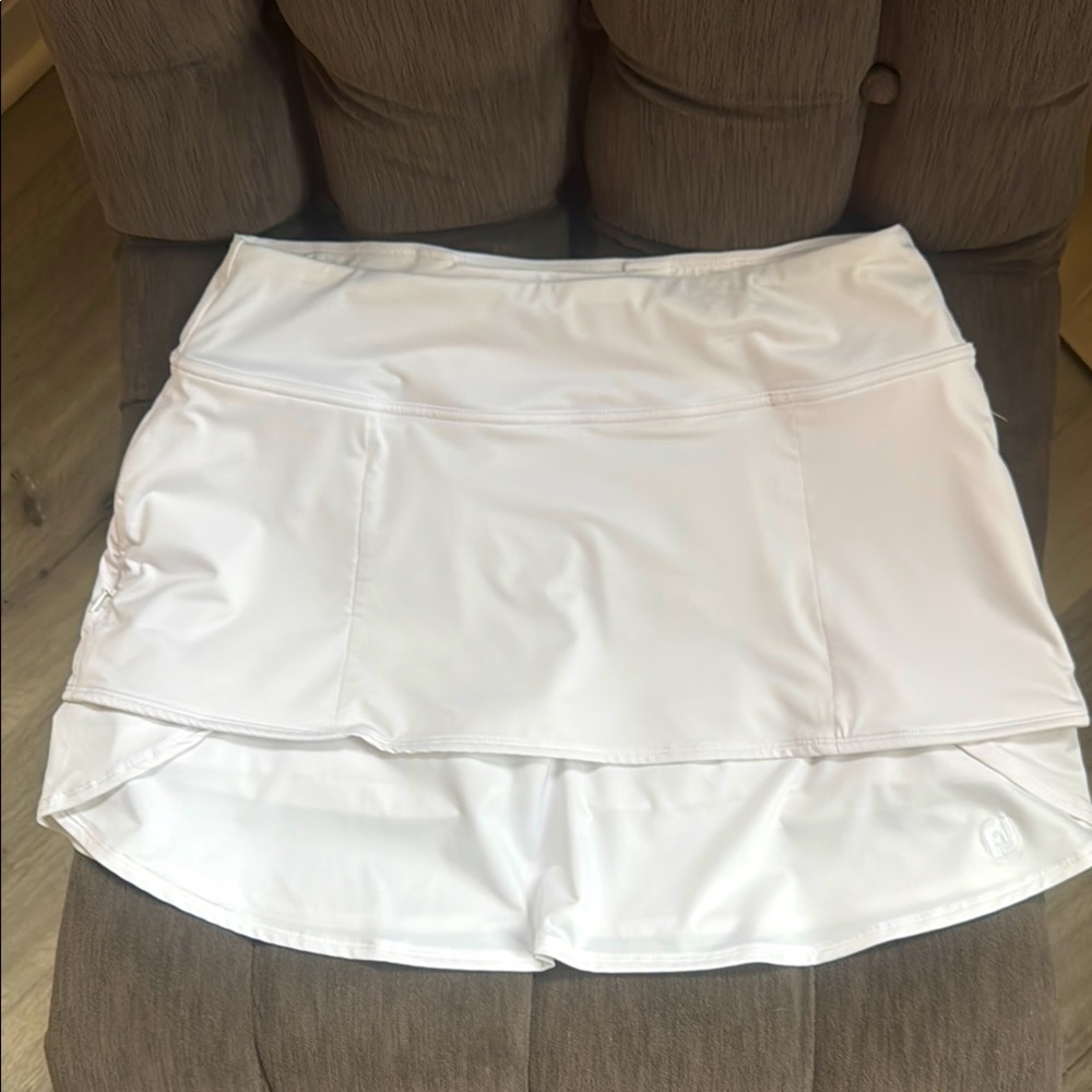 White Foot Joy Golf Skort-L